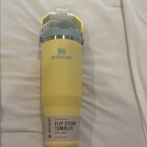 Stanley IceFlow Yellow Tumbler with Flip Straw